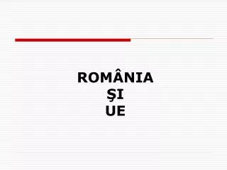 rom nia i ue