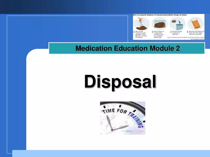medication education module 2