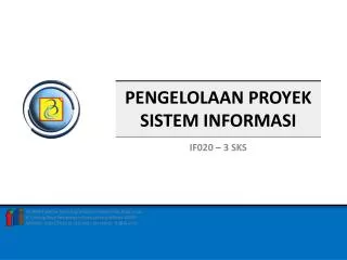 pengelolaan proyek sistem informasi