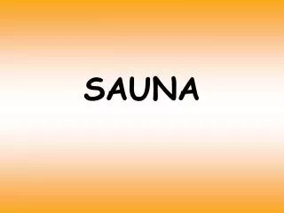 sauna