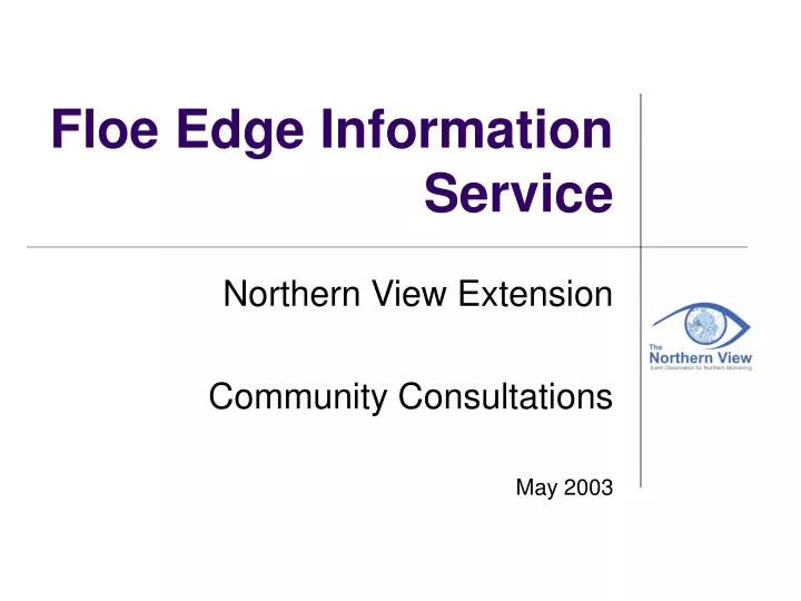 floe edge information service