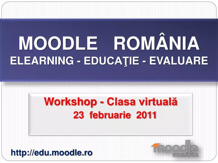 moodle rom nia elearning educa ie evaluare