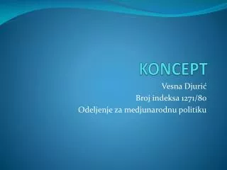 koncept