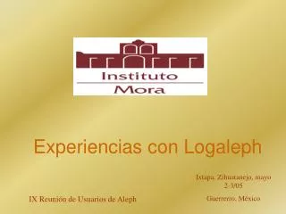 experiencias con logaleph