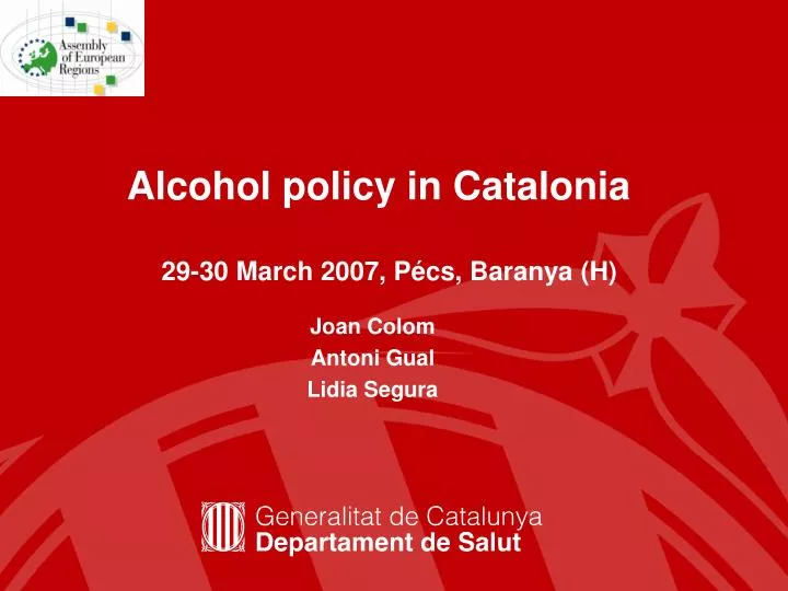 alcohol policy in catalonia