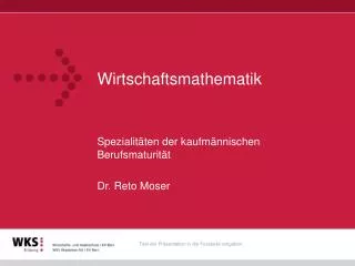 wirtschaftsmathematik
