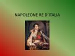 NAPOLEONE RE D’ITALIA - slide 1