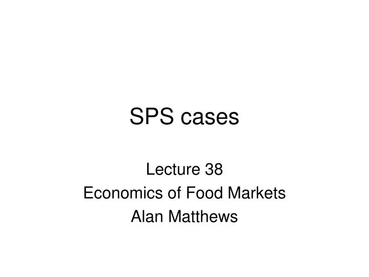 sps cases