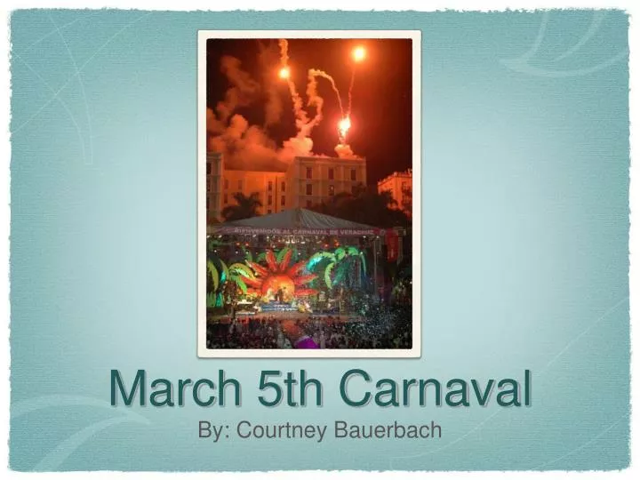 march 5th carnaval