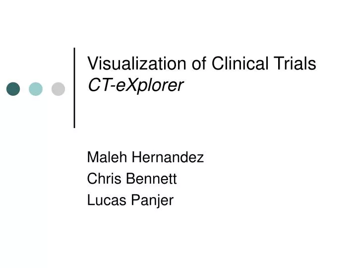 visualization of clinical trials ct explorer