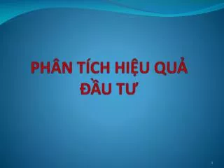 ph n t ch hi u qu u t