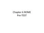 Chapter 6 ROME Pre-TEST - slide 1