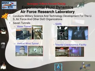 Experimental Fluid Dynamics Air Force Research Laboratory