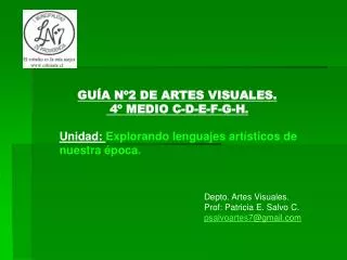 gu a n 2 de artes visuales 4 medio c d e f g h