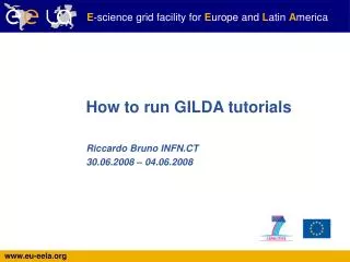 How to run GILDA tutorials
