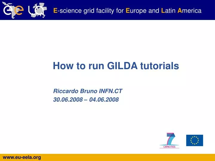 how to run gilda tutorials