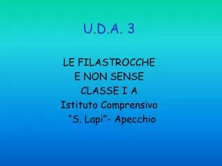 u d a 3