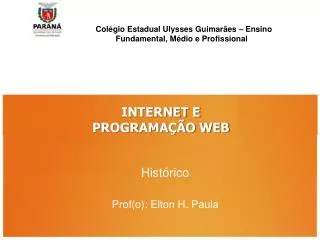 internet e programa o web