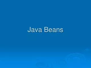 Java Beans