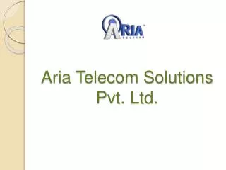 Profitable Via Aria CCS Interactive Voice Response System