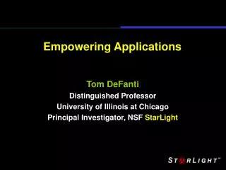 Empowering Applications