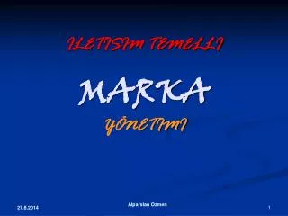 iletisim temelli marka y netimi
