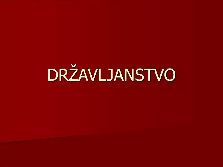 dr avljanstvo