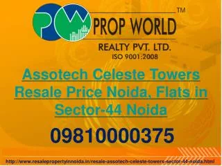 Assotech Celeste Towers Resale Price Noida, Flats in Sector-