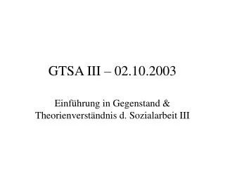 gtsa iii 02 10 2003