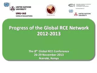 8 th Global RCE Conference