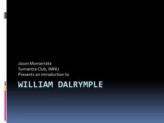 William Dalrymple