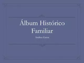 lbum hist rico familiar