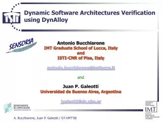 Dynamic Software Architectures Verification using DynAlloy