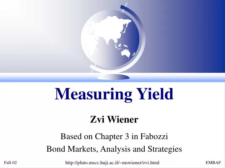 measuring yield