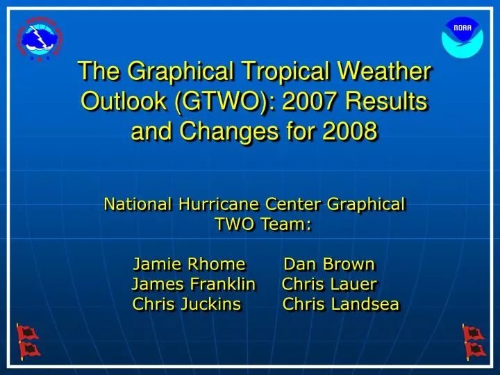 the graphical tropical weather outlook gtwo 2007 results and changes for 2008