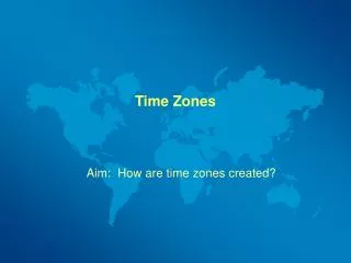 time zones