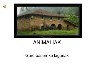animaliak