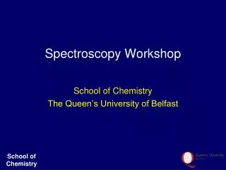 Spectroscopy Workshop