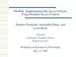 Implementing Dynamic File Access Policies with Context-Aware Systems - slide 1