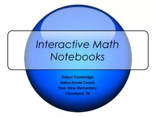 interactive math notebooks