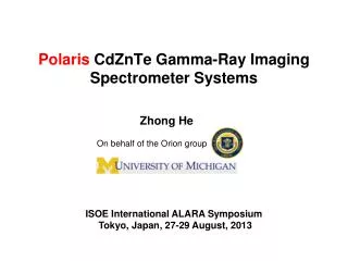 Polaris CdZnTe Gamma-Ray Imaging Spectrometer Systems