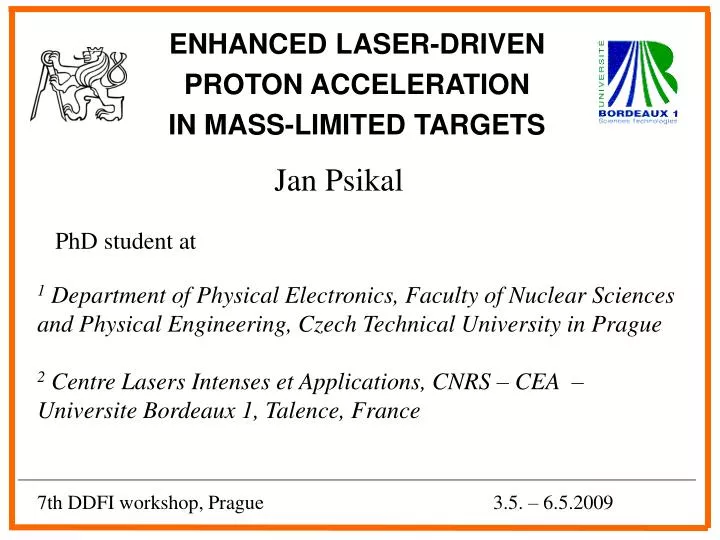 enhanced laser driven proton acceleration in mass limited targets