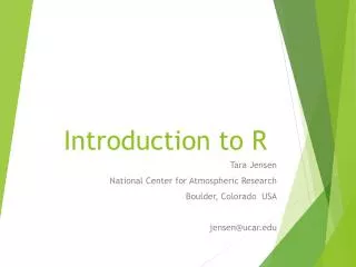 Introduction to R
