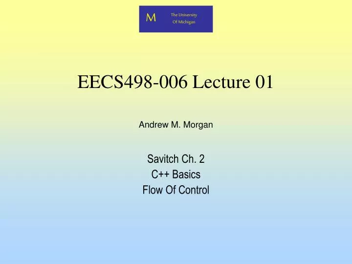 eecs498 006 lecture 01