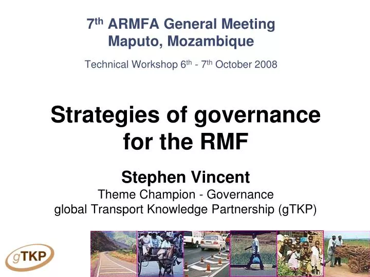 7 th armfa general meeting maputo mozambique technical workshop 6 th 7 th october 2008