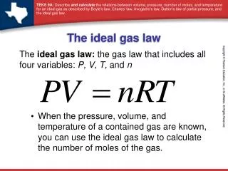 PPT - The Ideal Gas Law PowerPoint Presentation, free download - ID:4354594