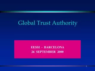 Global Trust Authority