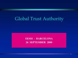 global trust authority