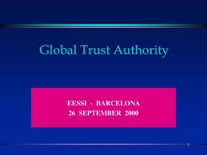global trust authority