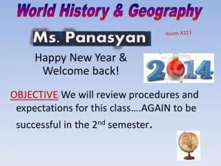 World History &amp; Geography